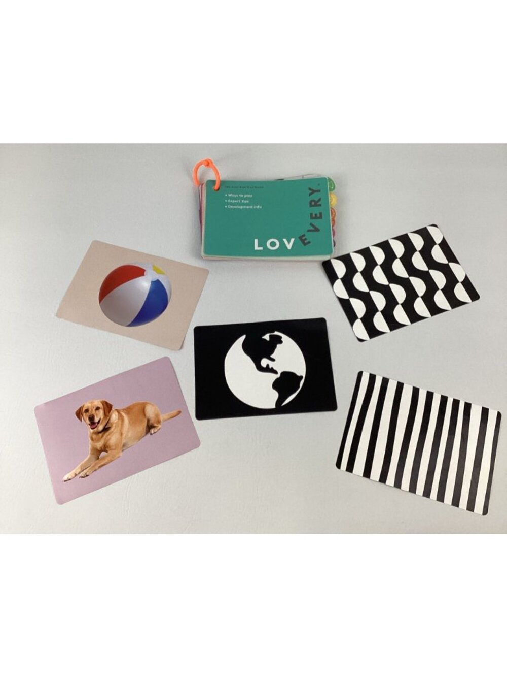 Lovevery Baby Activity Play Gym Replacement Toy Cards & Play Guide Instructions
